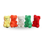 我咬我的軟糖熊玩具